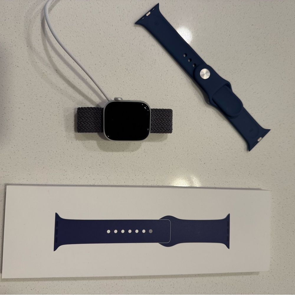 Apple Watch with accessories